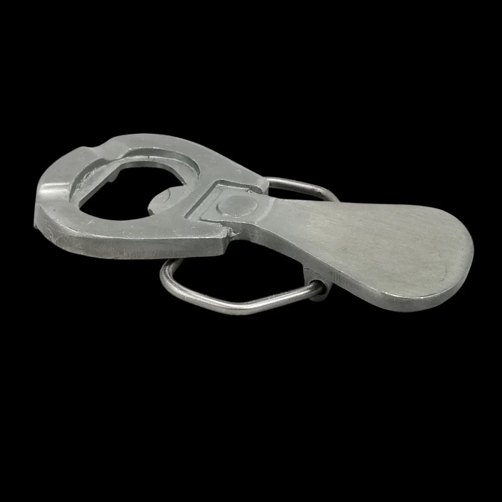 Great‎ American Products Bottle Opener Belt Buckle Fine Pewter Gray Tone